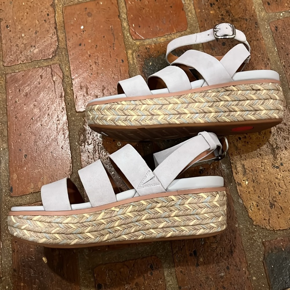 Fitflop Eloise Espadrille suede wedge sandals - Picture 4 of 10